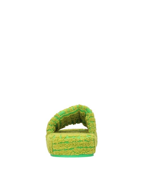 Mules in tessuto. BOTTEGA VENETA | 699139 VYMY0 7072VERDE
